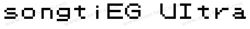songtiEG UItra GB字体转换